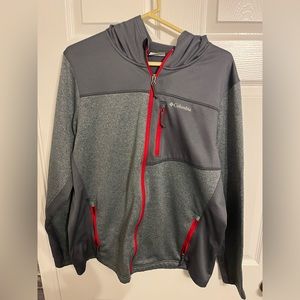Columbia Zip Up Hooded Jacket - L